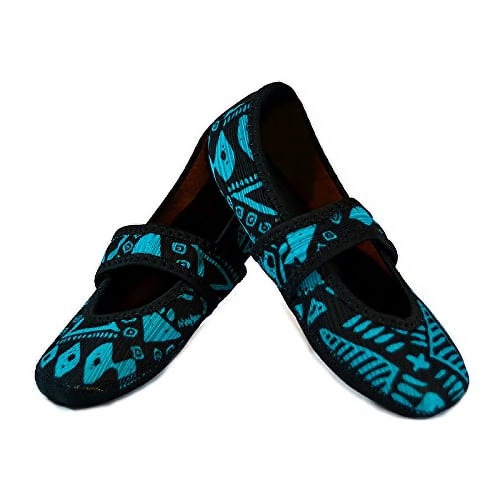 Nufoot Betsy Lou Yoga Fuzzies Women's Foldable Shoes New WT